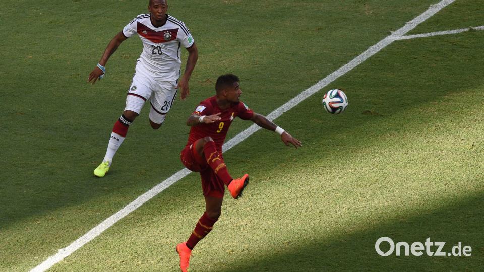 Boateng-Duell in Brasilien: So war es bei der WM 2014. (Archivbild) Bild: picture alliance / dpa