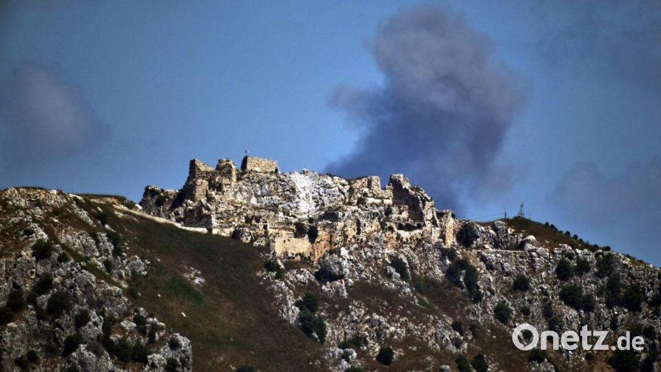 In der Nacht und am Freitagmorgen kam es zu gegenseitigem Beschuss zwischen der israelischen Armee und der Schiitenmiliz Hisbollah. Bild: Leo Correa/AP/dpa