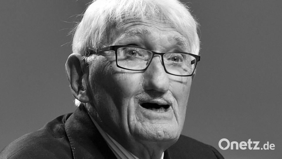 Jürgen Habermas wurde 96 Jahre alt. (Archivbild) Bild: Arne Immanuel Bänsch/dpa