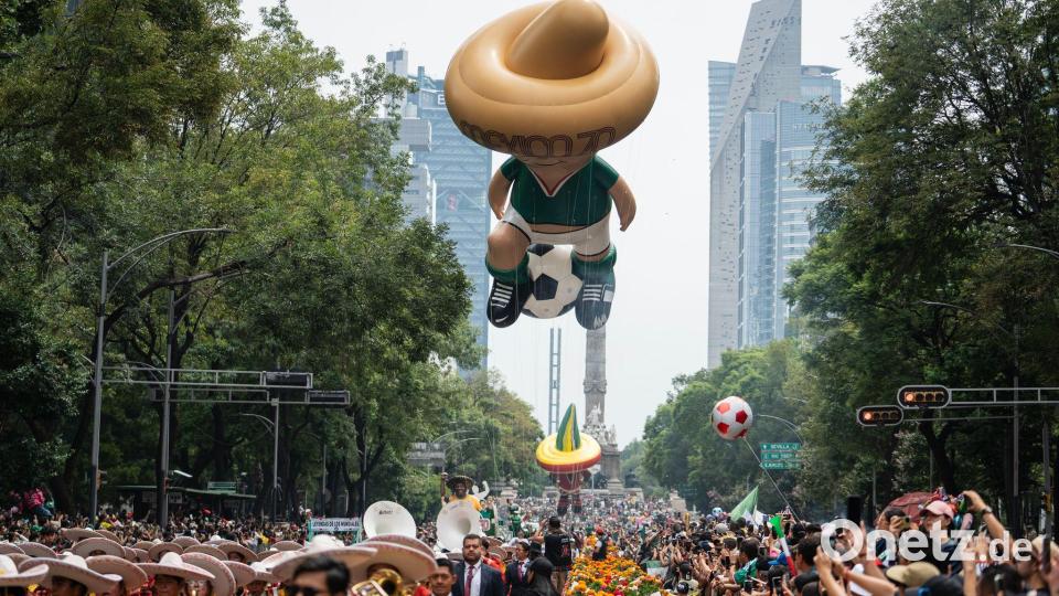 In Mexiko wird die WM mit einer Parade gefeiert. (Archivbild) Bild: Felix Marquez/dpa