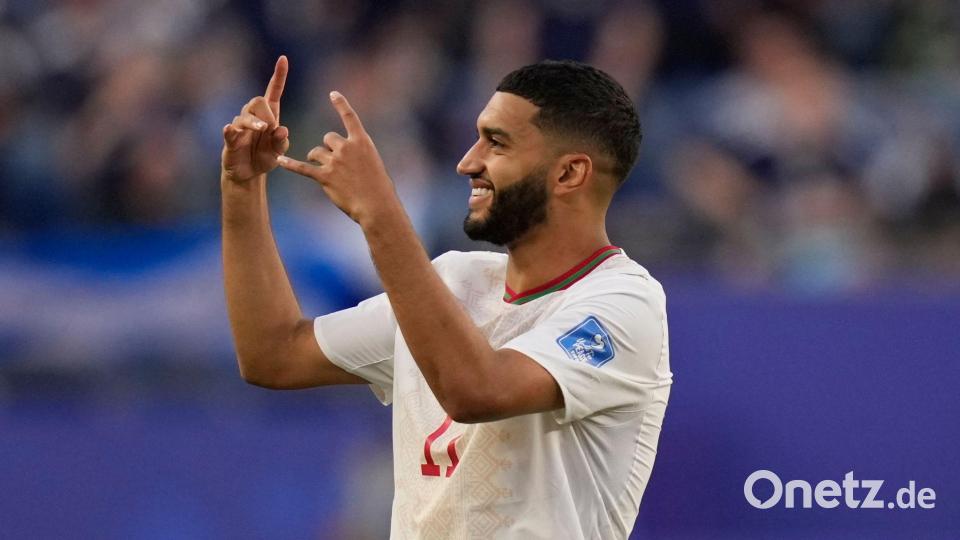 Marokkos Ismael Saibari soll vor einem Wechsel zum FC Bayern stehen. Bild: Charles Krupa/AP/dpa