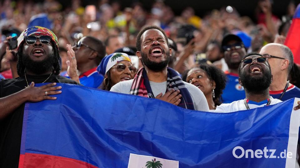 Für die Fans von Haiti war es trotz der Niederlage ein besonderer Tag. Bild: Matt Slocum/AP/dpa