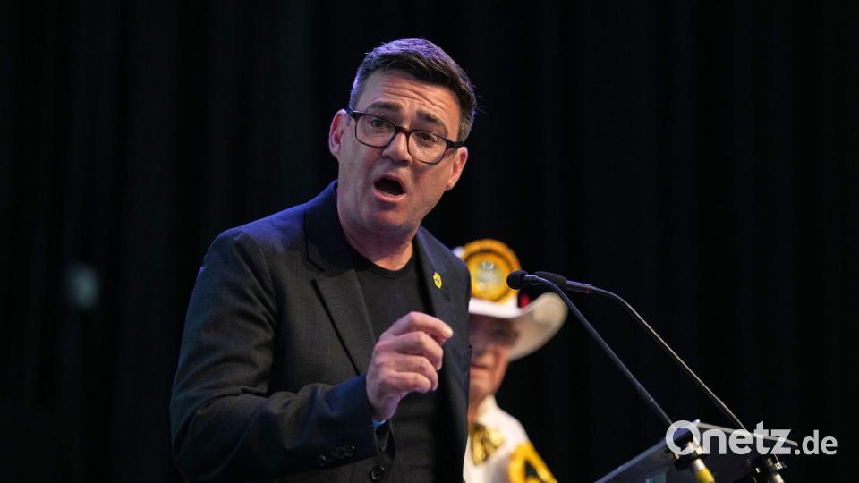 Der Herausforderer: Andy Burnham Bild: Jon Super/AP/dpa