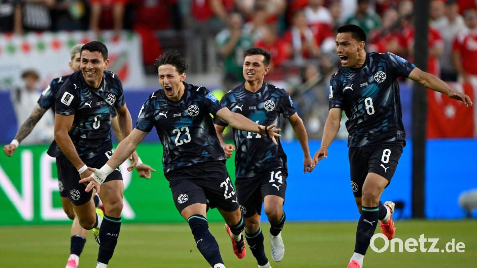 Matías Galarza sorgte für einen Traumstart Paraguays. Bild: Eakin Howard/AP/dpa