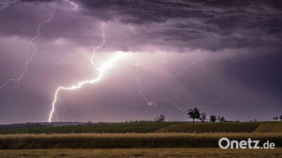 Vor allem im Osten Deutschlands drohen weitere Gewitter. Bild: Alexander Wolff/onw-images/dpa