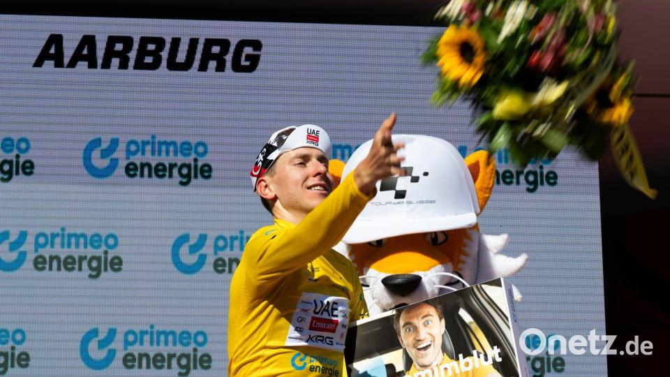 Pogacar will auch bei der Our de France wieder auf dem Siegerpodest stehen. Bild: Gian Ehrenzeller/KEYSTONE/dpa