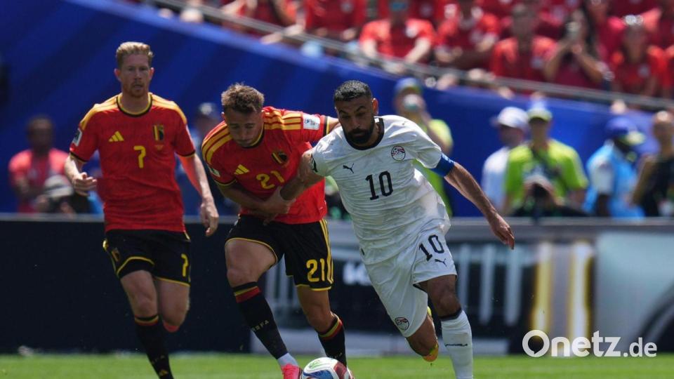 Mo Salah in Aktion beim WM-Spiel gegen Belgien. (Archivbild) Bild: Manu Fernandez/AP/dpa