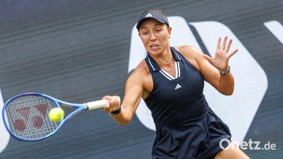 Jessica Pegula muss sich vorerst mit dem Titelgewinn 2024 begnügen. Bild: Andreas Gora/dpa