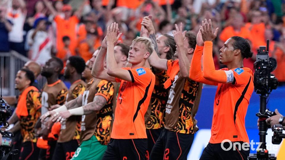 Die Niederlande zählen in dieser Form wieder zu den Titelkandidaten. Bild: Ashley Landis/AP/dpa