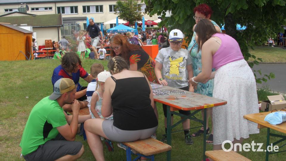 Auch für die Unterhaltung der Kinder war in Fuchsmühl, beim Bürgerfest, stets gesorgt. Bild: Werner Robl