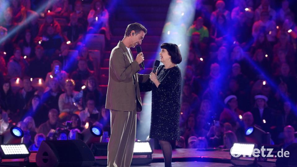 Auch Mireille Mathieu tritt in der Show auf. Bild: JürgensTV/Beckmann/ARD/dpa