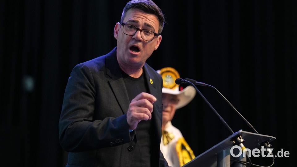 Starmers potenzieller Nachfolger: Andy Burnham Bild: Jon Super/AP/dpa