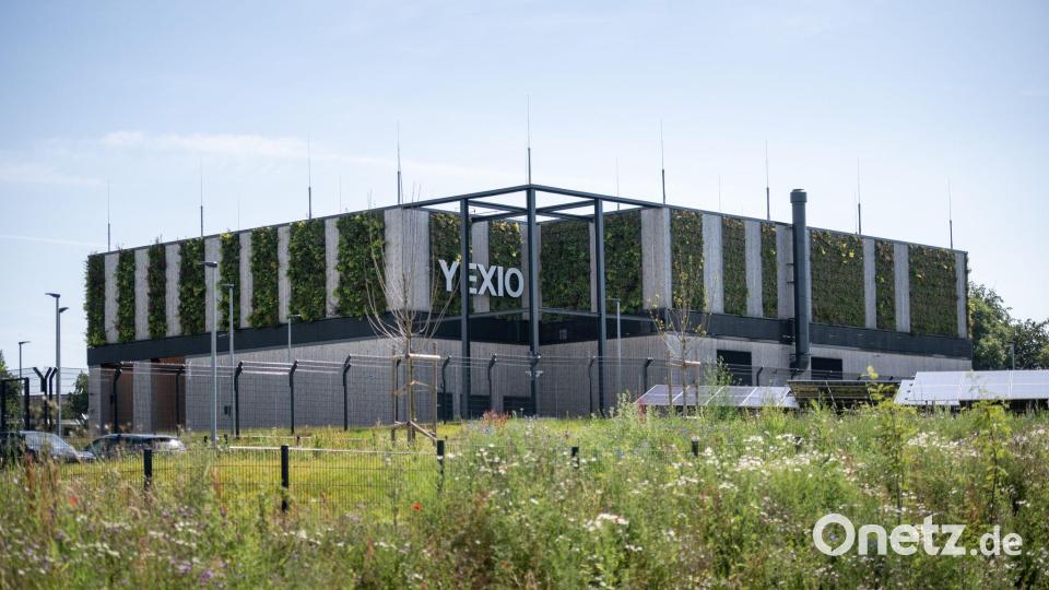 Auch in Deutschland baut Hochtief Rechenzentren. Im nordrhein-westfälischen Heiligenhaus wurde 2025 ein sogenanntes Edge-Rechenzentrum in Betrieb genommen. Bild: Fabian Strauch/dpa