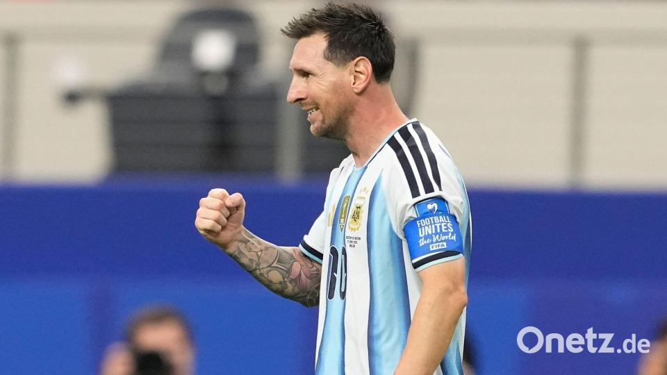 Aktuell WM-Rekordtorschütze: Lionel Messi Bild: Tony Gutierrez/AP/dpa