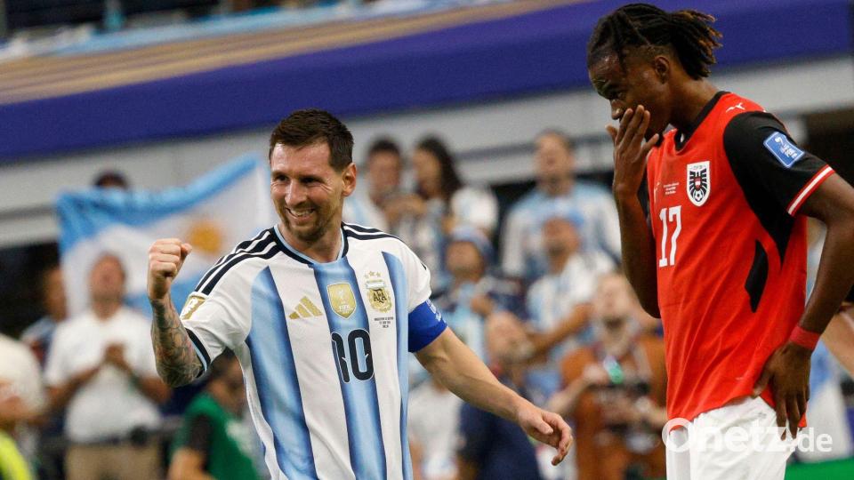 Ließ Argentinien jubeln: Superstar Messi. Bild: Chitose Suzuki/The Dallas Morning News/AP/dpa