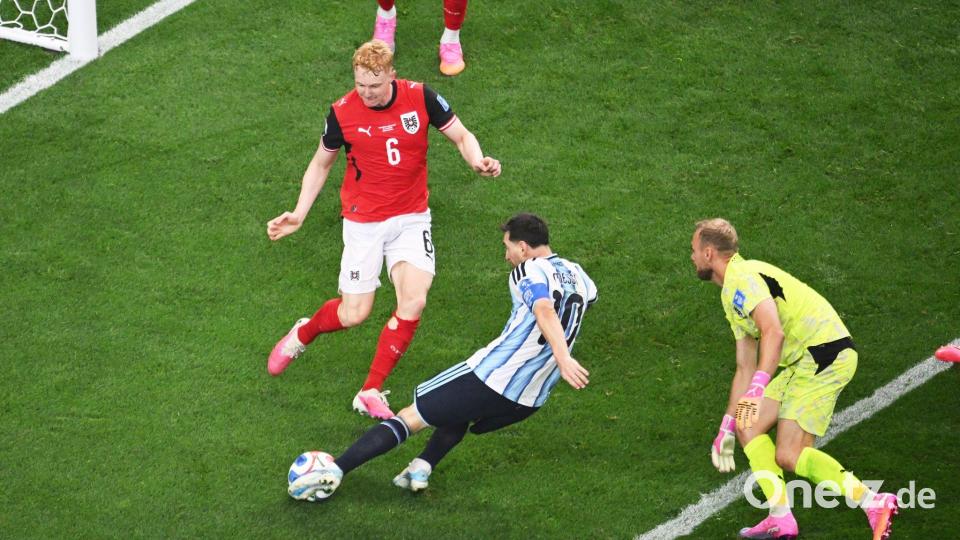 Auf Messi war gegen Österreich wieder Verlass. Bild: Sam Hodde/AP/dpa