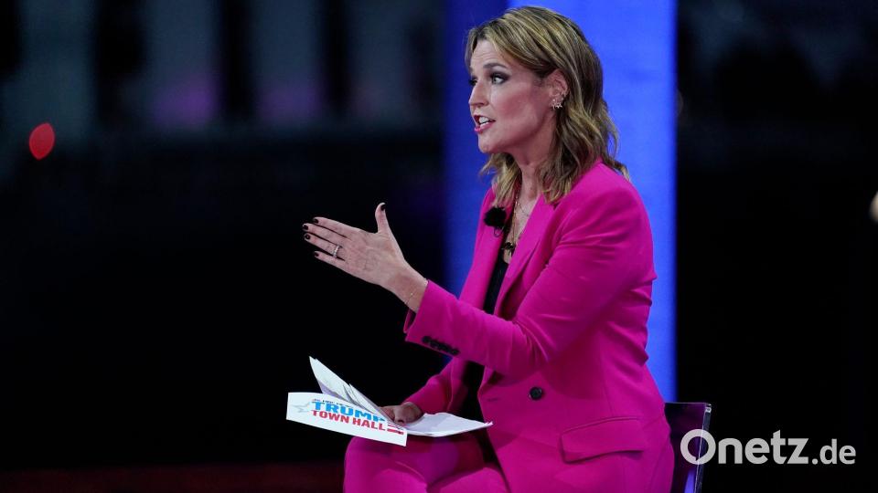 Die US-Moderatorin Savannah Guthrie forderte in einer Videobotschaft vor Monaten die Freilassung ihrer Mutter. (Archivfoto) Bild: Evan Vucci/AP/dpa