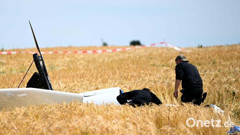Zwei Menschen starben bei dem absturz- Bild: Florian Wiegand/dpa