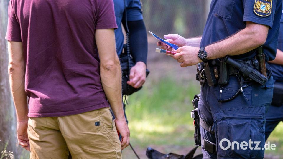 Die Beamten sind mehrere Wochen lang gezielt auf Streife, um über Wildtierkriminalität aufzuklären. Bild: Armin Weigel/dpa