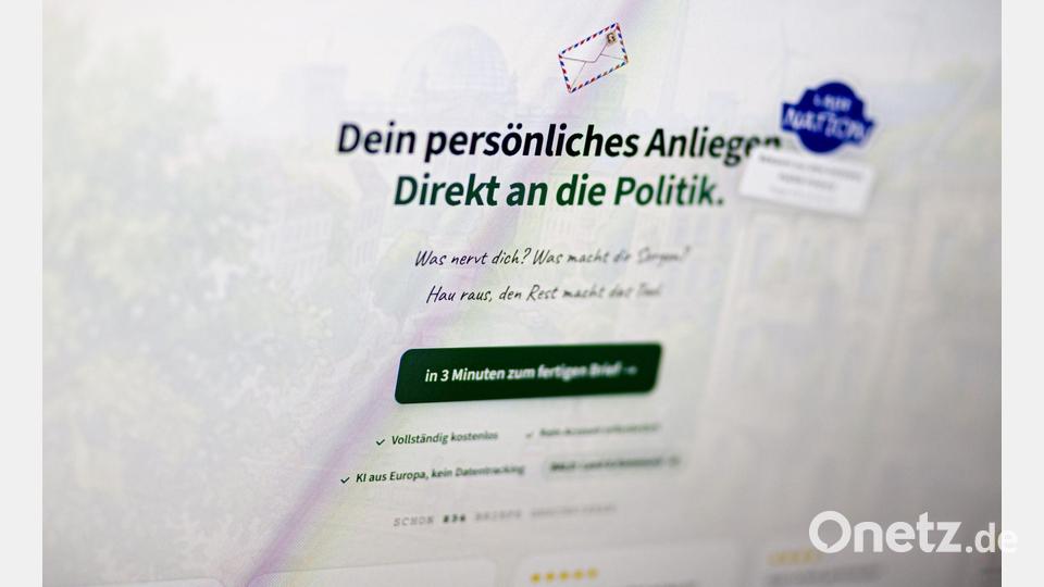Die Seite lässt sich mit dem Handy oder am Rechner öffnen. Bild: Moritz Frankenberg/dpa