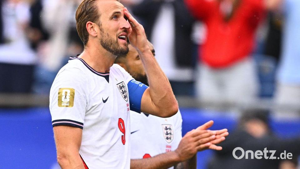Vergab in der Schlussphase eine Riesenchance: Englands Torjäger Harry Kane. Bild: Tom Weller/dpa