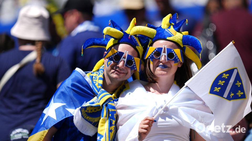 Die Bosnier hatten viel Unterstützung in Seattle. Bild: Manu Fernandez/AP/dpa