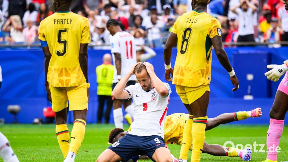 Harry Kane hatte die große Chance zum Sieg, vergab aber auch. Bild: Tom Weller/dpa