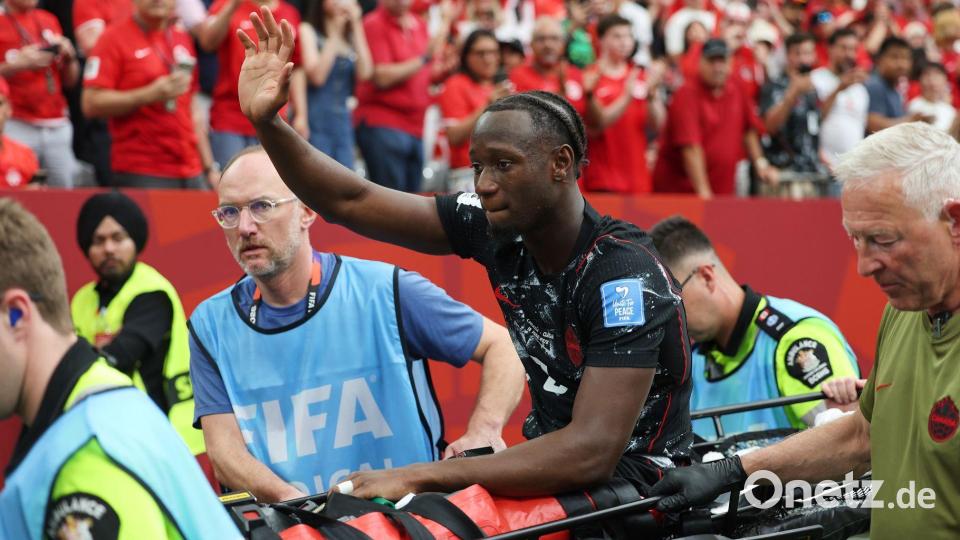 Koné musste gegen Katar verletzt raus. (Archivbild) Bild: Emma Peterson/AP/dpa