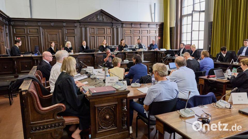 Es ist der 58. Prozesstag im Verfahren um die Entführung der Block-Kinder. Bild: Georg Wendt/dpa Pool/dpa