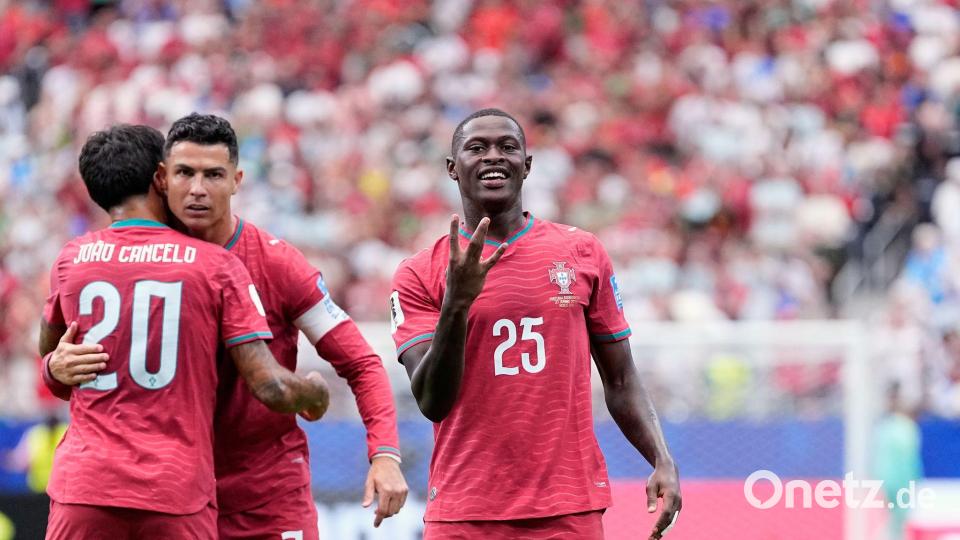 Portugal besiegte Usbekistan deutlich. Bild: Ashley Landis/AP/dpa