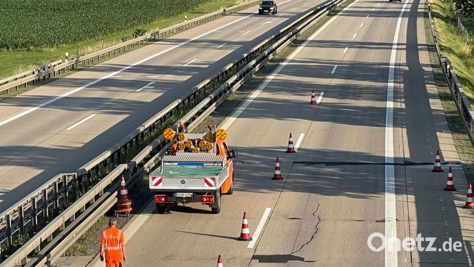 Ab 30 Grad Lufttemperatur kann es zu Ausdehnungen in Asphalt und Beton kommen, wodurch Blow-ups entstehen. Bild: za