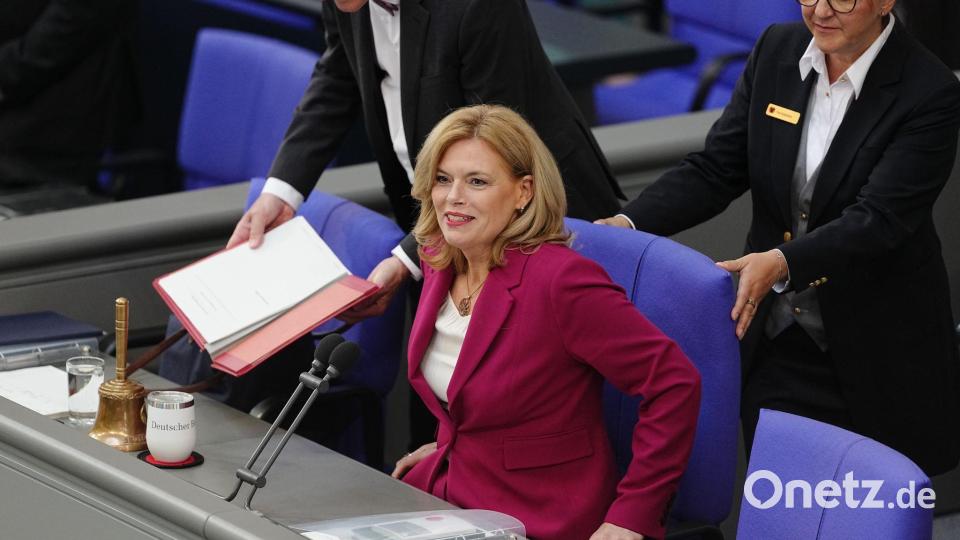 Julia Klöcker leitete am Mittwoch die Plenarsitzung des Bundestags. Bild: Kay Nietfeld/dpa