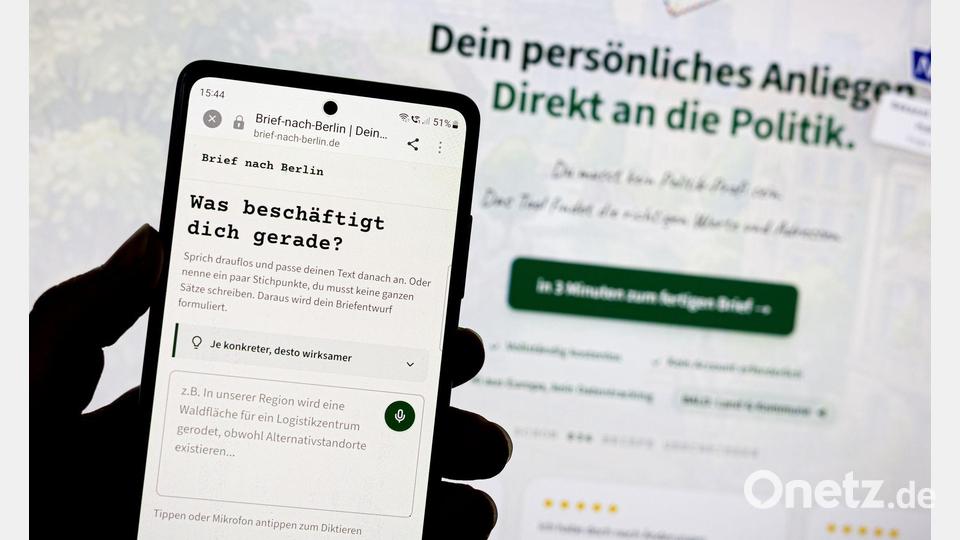 Das Portal soll helfen, sich an Politiker zu wenden. Bild: Moritz Frankenberg/dpa