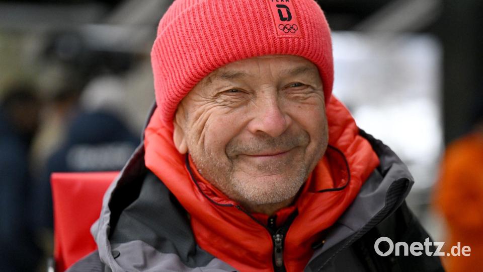 Bobtrainer Gerd Leopold, Heimtrainer von Francesco Friedrich, könnte noch ein bisschen weitermachen. (Archivbild) Bild: Robert Michael/dpa