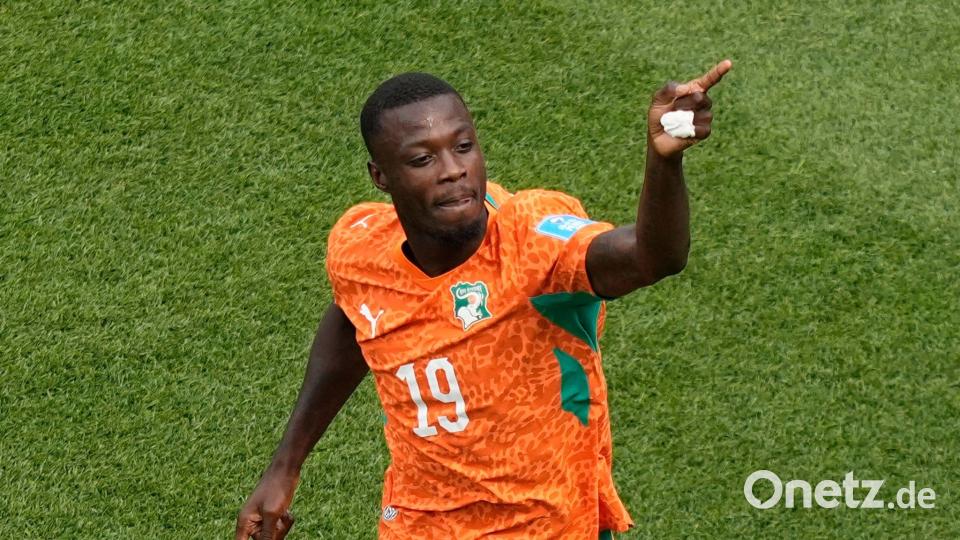 Nicolas Pépé bringt die Elfenbeinküste gegen Curaçao in Führung. Bild: Matt Slocum/AP/dpa