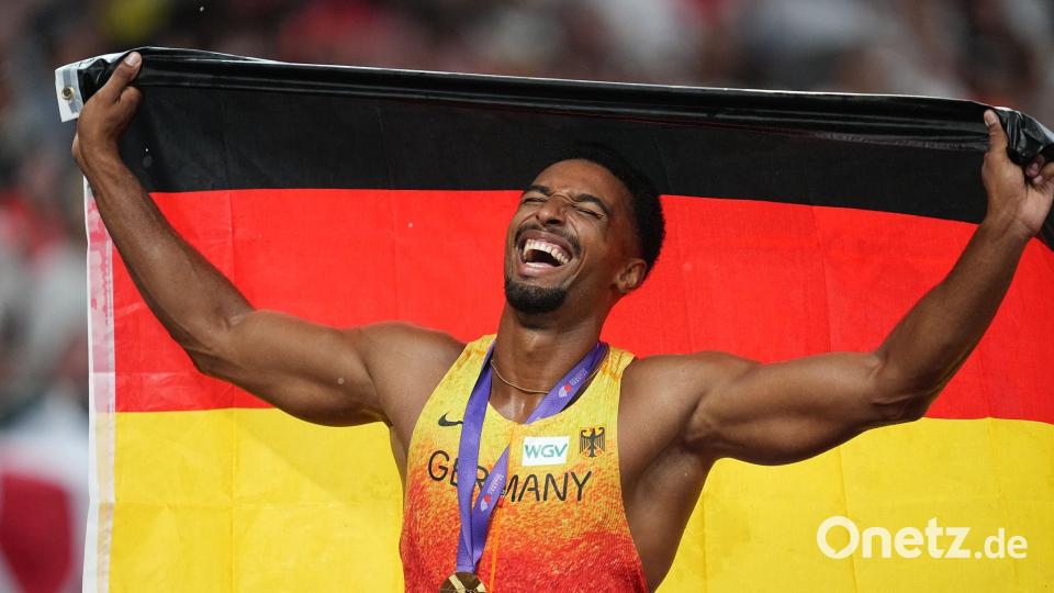 Seinen bislang größten Triumph feierte Leo Neugebauer mit dem WM-Titel in Tokio. (Archivbild) Bild: Michael Kappeler/dpa