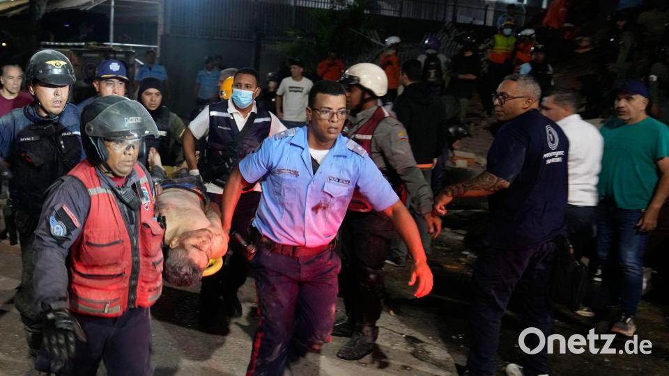 Viele Menschen wurden verletzt, zahlreiche Todesopfer werden vermutet. Bild: Ariana Cubillos/AP/dpa