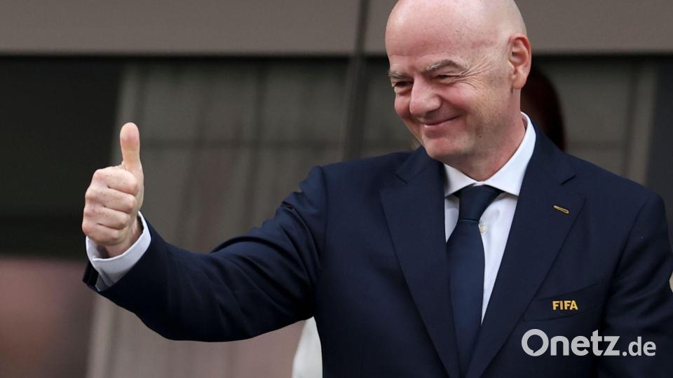 FIFA-Präsident Infantino hatte die Entscheidung angedeutet. Bild: Bai Xuefei/XinHua/dpa