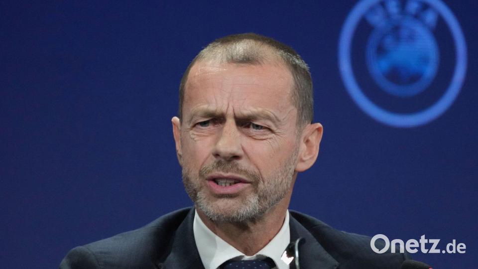 Auch der UEFA-Präsident Aleksander Ceferin hatte die Rückkehr des russischen Nachwuchses angeregt. Bild: Darko Vojinovic/AP/dpa