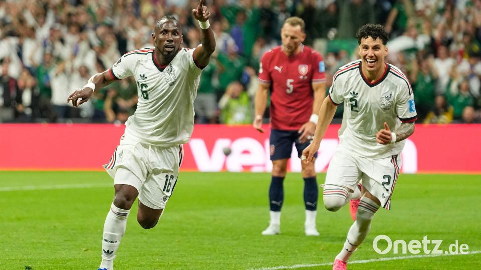 Drei Spiele, drei Siege: Mexiko ist bei der WM bislang ungeschlagen. Bild: Silvia Izquierdo/AP/dpa