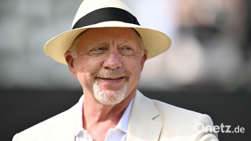 Boris Becker zeigte sich angetan von Alexander Zverevs Rasenform. (Archivbild) Bild: Marijan Murat/dpa