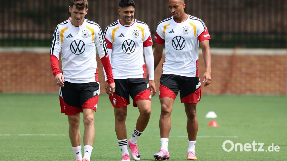 Am Montag geht es für das DFB-Team im Sechzehntelfinale weiter. Verlieren ist dann verboten. Bild: Christian Charisius/dpa