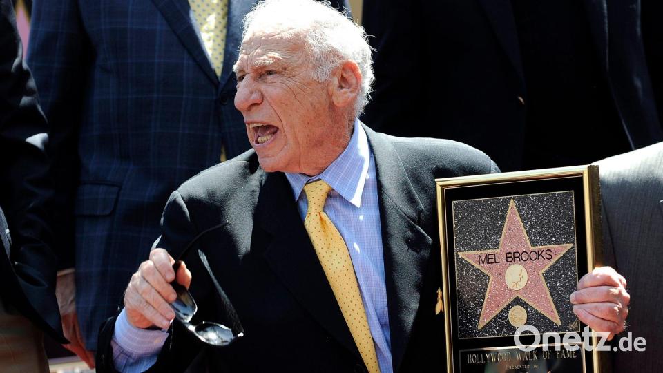 Schon längst ist Mel Brooks auf dem bekannten Walk of Fame in Hollywood zu finden. (Archivbild) Bild: picture alliance / dpa