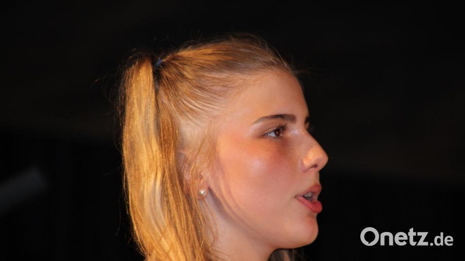 Hannah Ertl sang "Someone like you". Bild: Konrad Rosner