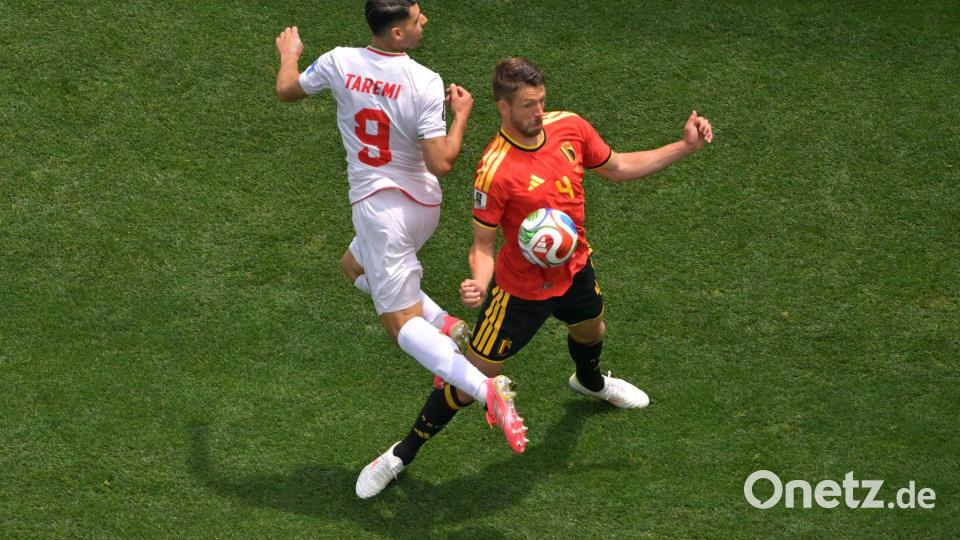 Brandon Mechele (r.) spielt bisher eine starke WM. (Archivbild) Bild: Jayne Kamin-Oncea/AP/dpa