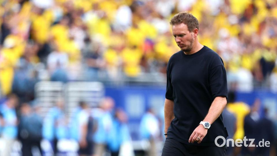 Angefressen: Bundestrainer Julian Nagelsmann. Bild: Jan Woitas/dpa