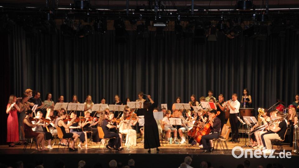Das Orchester des Stiftland-Gymnasiums eröffnete das Sommerkonzert im Kettelerhaus. Bild: Konrad Rosner