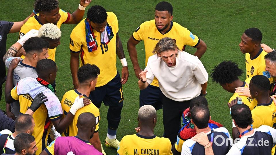 Seit knapp zwei Jahren im Amt: Ecuador-Coach Sebastián Beccacece. Bild: Tom Weller/dpa