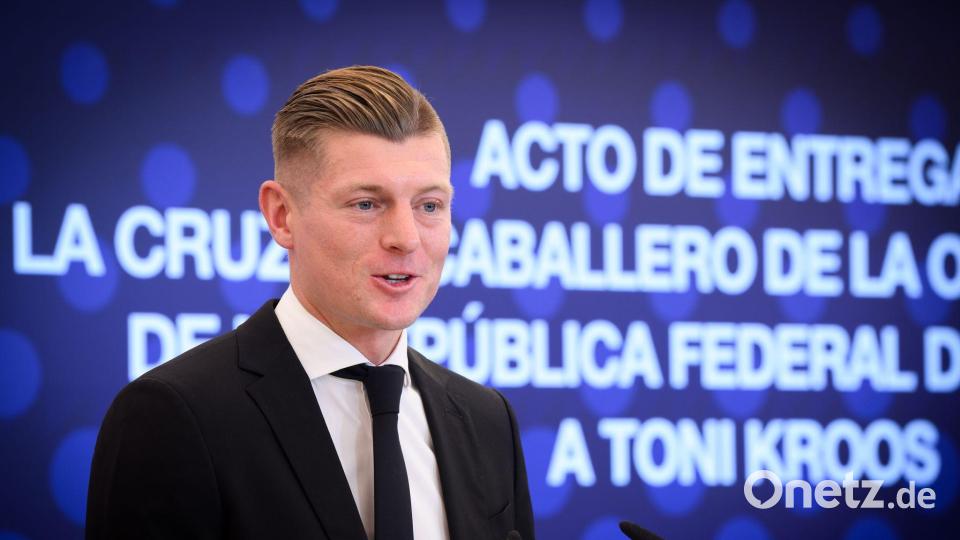 Toni Kroos spricht über den deutschen WM-Auftritt. (Archivbild) Bild: Bernd von Jutrczenka/dpa