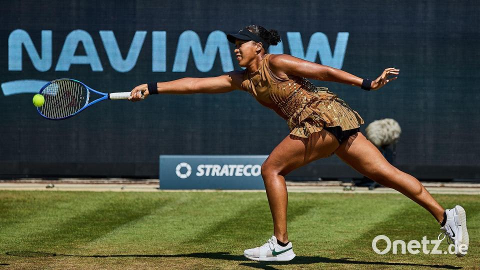 Naomi Osaka verpasste ihren ersten Titel auf Rasen. Bild: Mathias Schulz/dpa